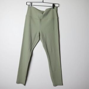 Women's Olive Green High-Waisted Leggings